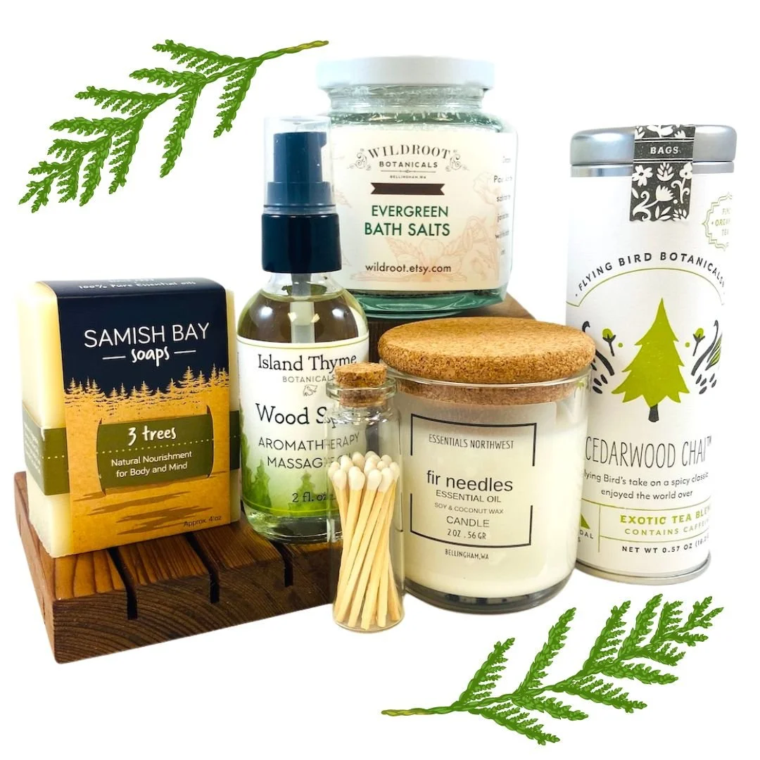 Forest Bathing Gift Basket | Pacific Northwest Gift Basket | Tree